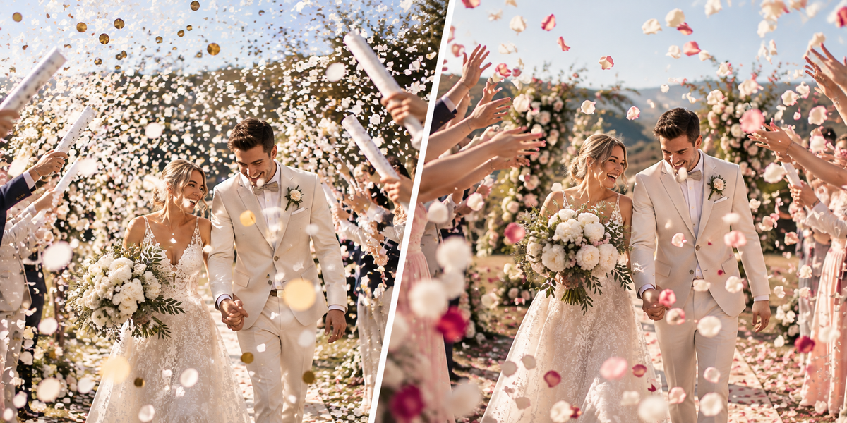 Confetti Cannons vs. Petal Tosses: Which One Will Your Venue Approve?