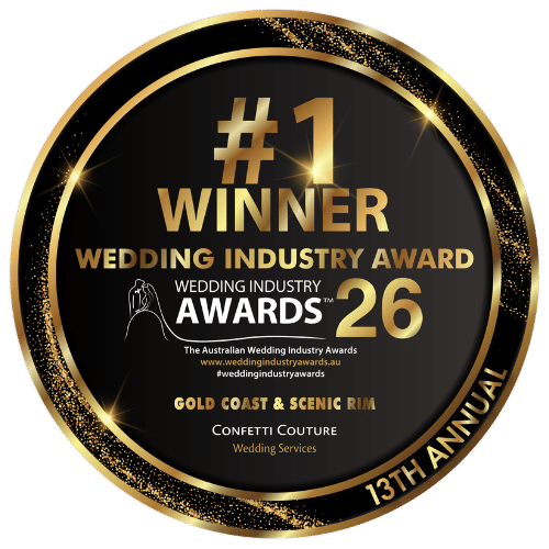 Wedding Industry Award Winning Logo for Gold Coast and Scenic rim
